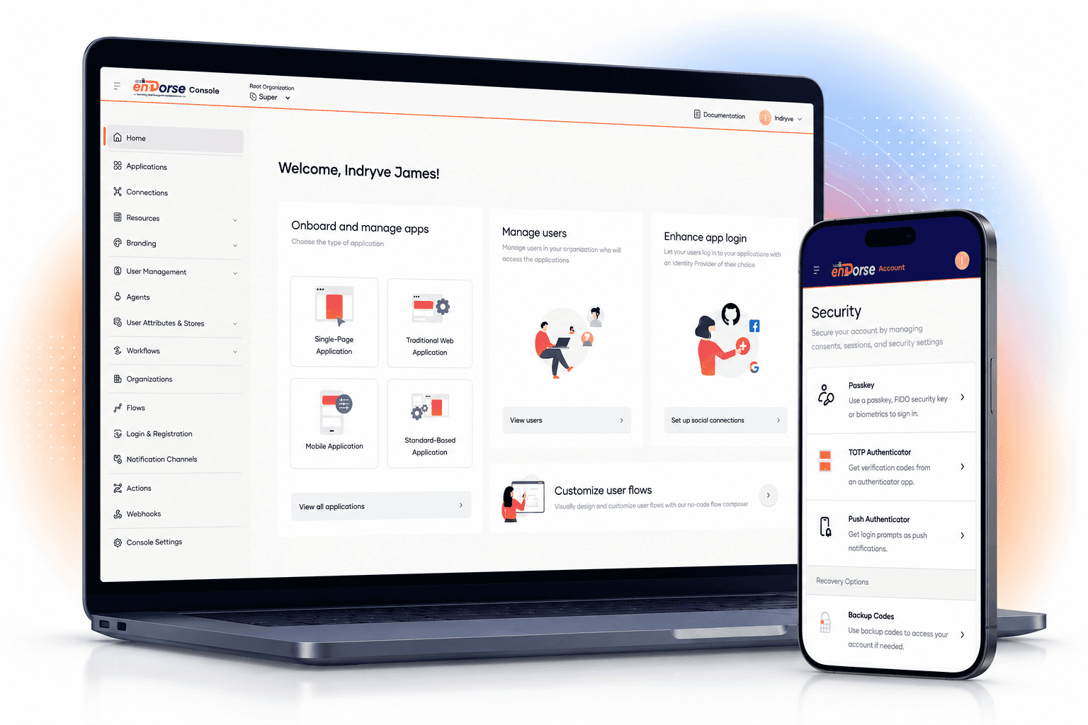Indryve Endorse identity and access overview